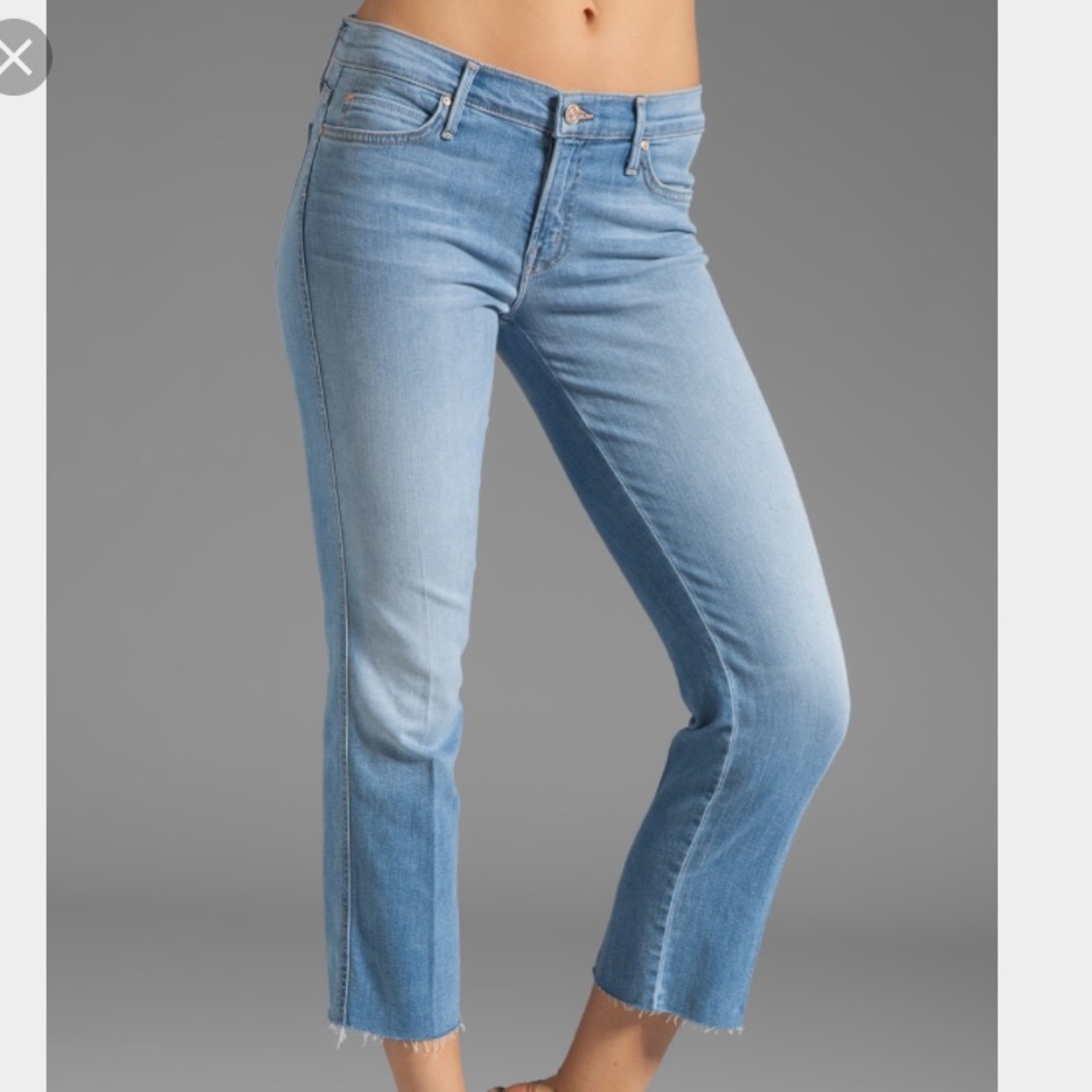 Mother Denim Rascal Fray in Light Kitty